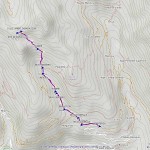tete de barasson mappa itinerario