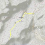 punta d'orogna mappa itinerario