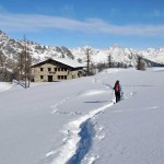 arrivando al rifugio