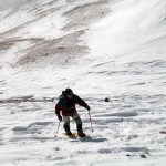 sul fianco della montagna