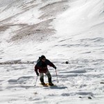 sul fianco della montagna