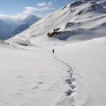 pendio sotto il rifugio