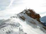 punta chaligne  dall'inizio della discesa