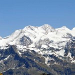 breithorn a sinistra e gruppo del rosa a destra