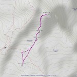 punta giordani mappa itinerario