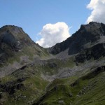 col de vamea con a sin. l'omonima punta e a destra il mont grand couta