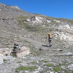 partenza dal colle