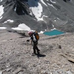 tratto finale con vista sul percorso della dorsale