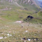 pendio oltre la palina