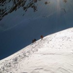 pendio sopra il fondo della conca glaciale