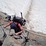 scalette sotto i l rifugio