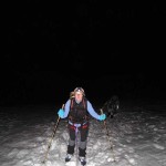 sul ghiacciaio sopra il rifugio