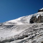 sotto la zona dei seracchi