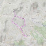 monte rosso di vertosan mappa itinerario