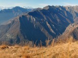 parco della valgrande dal pizzo pernice con l'abitato di cicogna