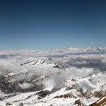 panorama verso piemonte e valle d'aosta