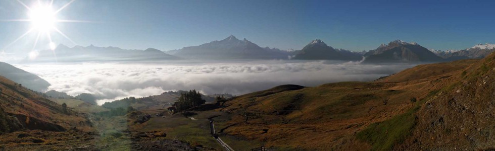 Salendo al Mont Vertosan