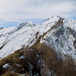 punte chennessy e fricolla e panorama a ovest