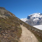 inizio sentiero in traverso