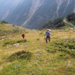 sopra la deviazione dalla strada