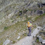 arivo all'inizio della ferrata