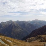 panorama verso il confine piemontese