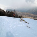 punto di discesa dal rifugio