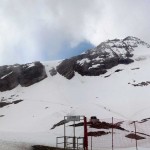 ghiacciaio di indren e dietro la vincent