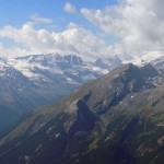 dalle punte patrì a sin al gran paradiso a destra nelle nuvole