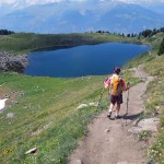 arrivo al lago chamolè