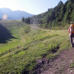 pista da risalire sul lato destro