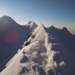 primo sole sui 4000 del rosa