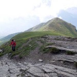 dalla punta la dorsale di salita