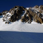 silbersattel e punta dufour col canale di salita