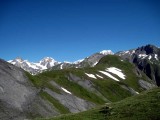 la vetta dal colletto sopra il lago della punta rossa