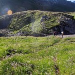 partenza sentiero dal rifugio