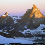 alba su cervino e dent d'herens