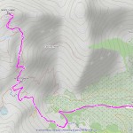 monte camino mappa itinerario