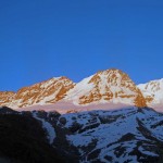 tramonto dal rifugio