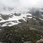 aggirando il promontorio e ditro il lago bonalex