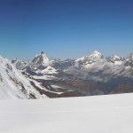 la nord del lyskamm e i 4000 di zermatt