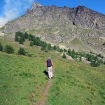 la bastionata rocciosa della punta pousset