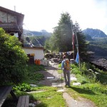 arrivo al rifugio ferraro