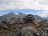 la vetta con terrarossa,hubschhorn e breithorn