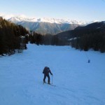 verso l'arrivo della funivia