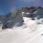 sotto la parete nord del petit combin