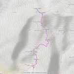 Uja Bellavarda mappa itinerario