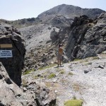 partenza dal colle