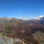 panorama dalla luseney a sin alla testa grigia a des