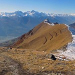 cresta per la longhede con panorama sud-ovest